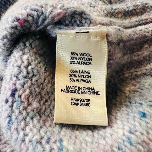 REBECCA TAYLOR LA VIE GORGEOUS LIGHT BLUE SPECKLED PULLOVER SWEATER SIZE XS - Picture 8 of 9